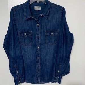 Universal Thread Blue Denim Shirt